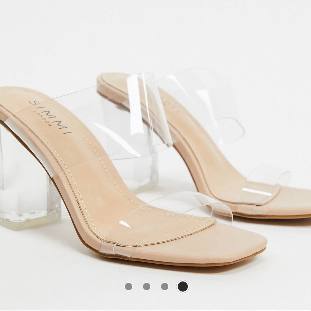 Simmi Clear Heels Sandals NEW